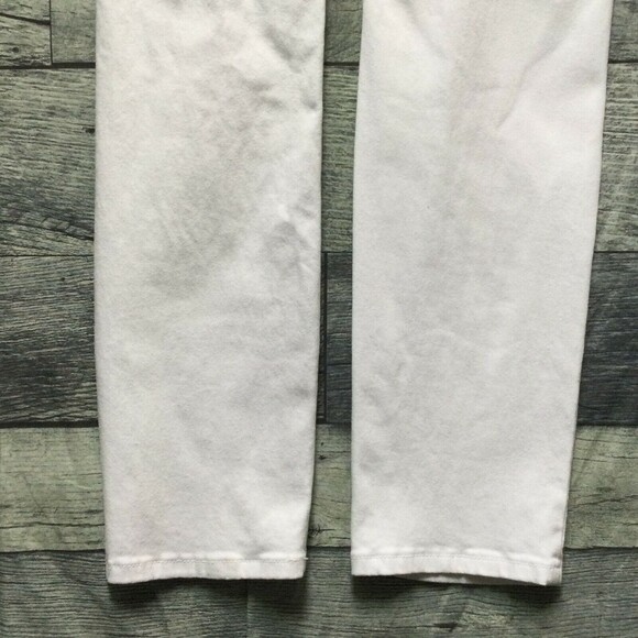 FASHION NOVA Womens Jeans sz 15 Junior White Distressed High Rise Skinny Stretch - Picture 9 of 10